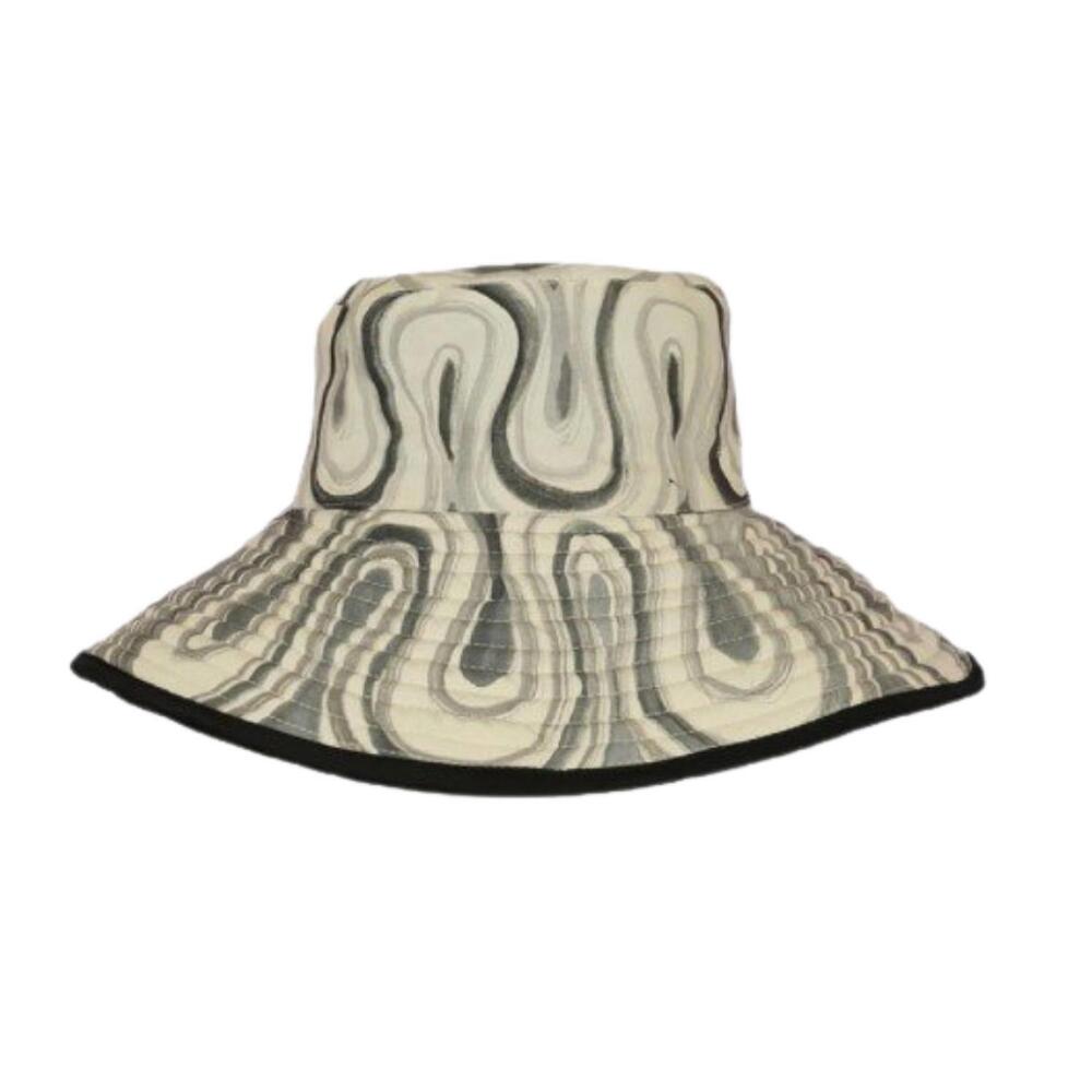 NEW ROMUALDA women's reversible roca bucket hat in noir
